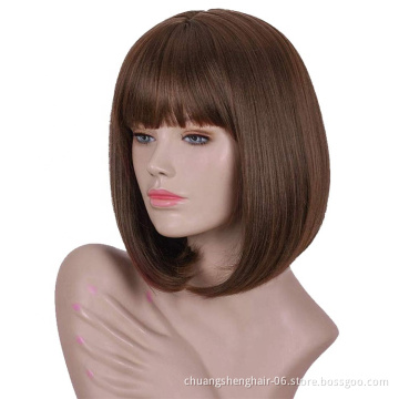 Hot Sale Cheap Wholesale hair black short bang water wave headband colour kinky straight highlights ombre wig curly bob wigs